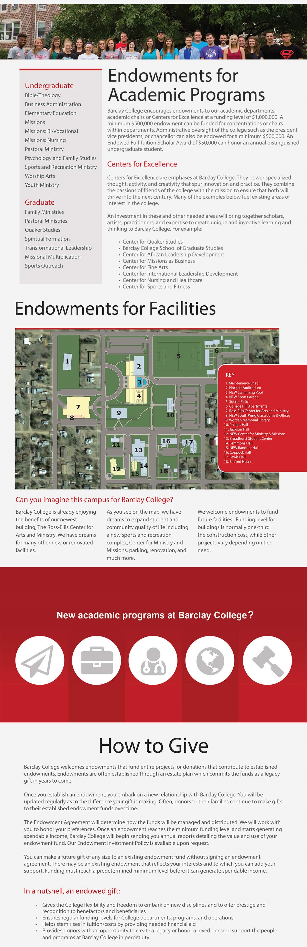 Endowment Fund - Barclay College - Christian College Kansas